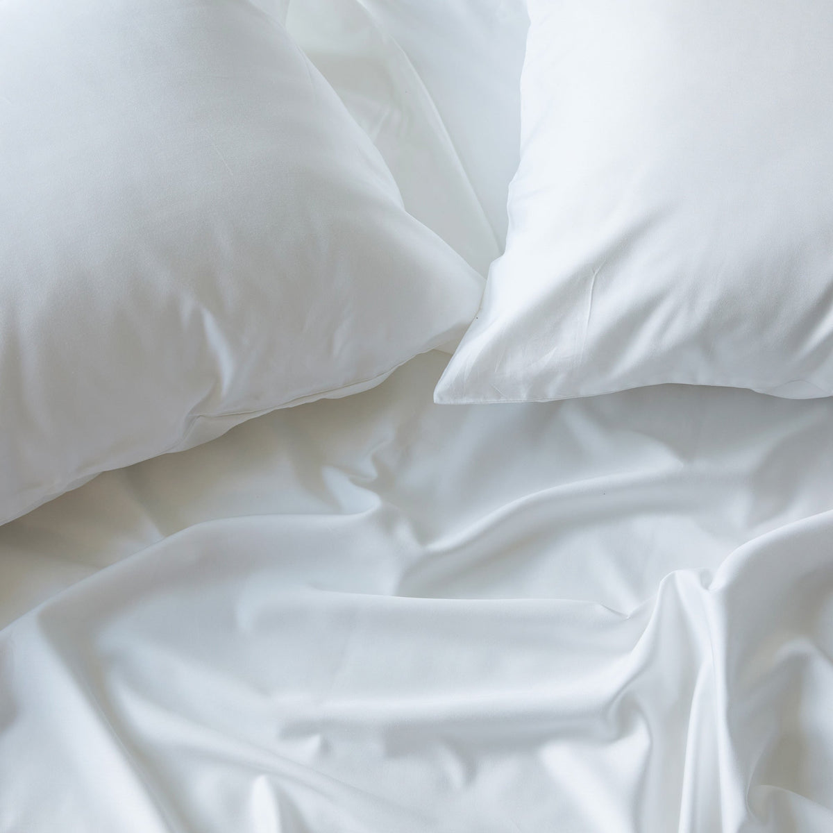 Cooling Bamboo Pillowcases - 100% Viscose from Bamboo - White