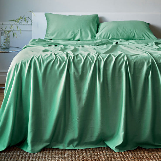 Cooling Bamboo Sheet Set - 100% Viscose from Bamboo - Seaglass