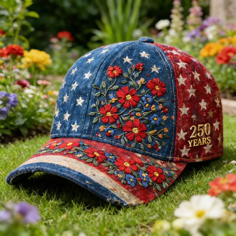 USA 250th Anniversary 3D Baseball Cap