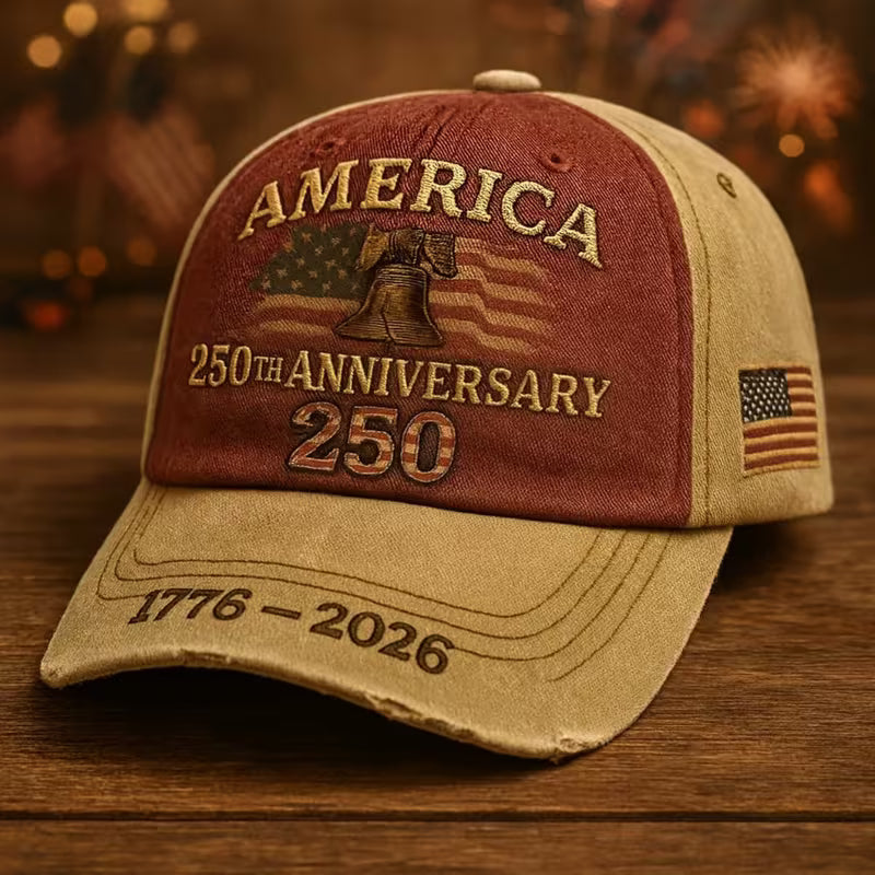 USA 250th Anniversary 3D Baseball Cap