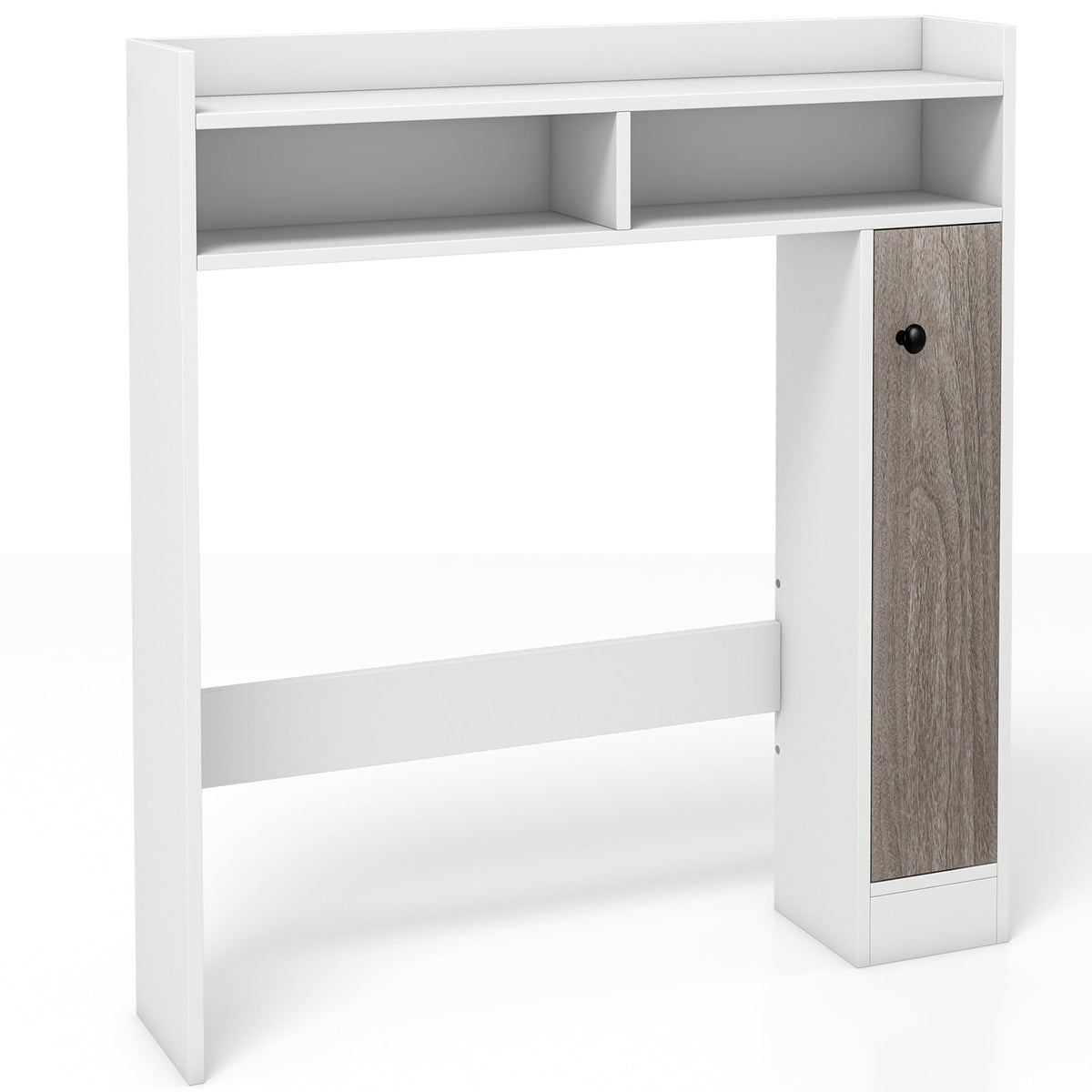 Bathroom Over the Toilet Floor Storage Organizer with Adjustable Shelves