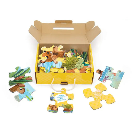 Beaver & Friends 35 Piece Floor Jigsaw Puzzle Cobble Hill