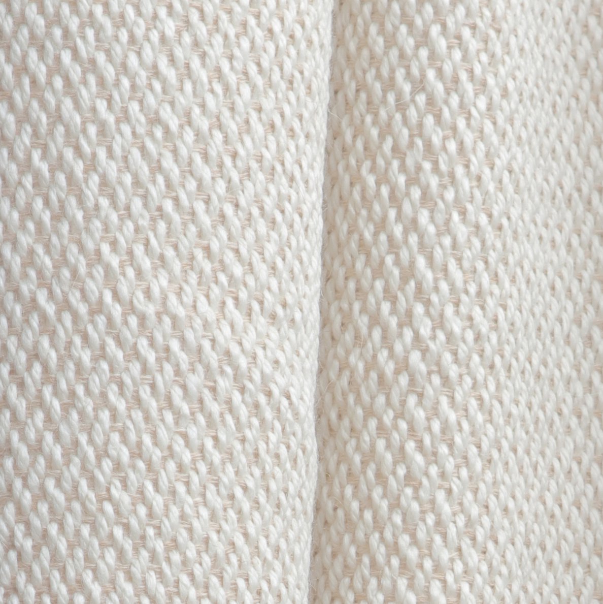 Melange Ivory Luxury Throw Blanket