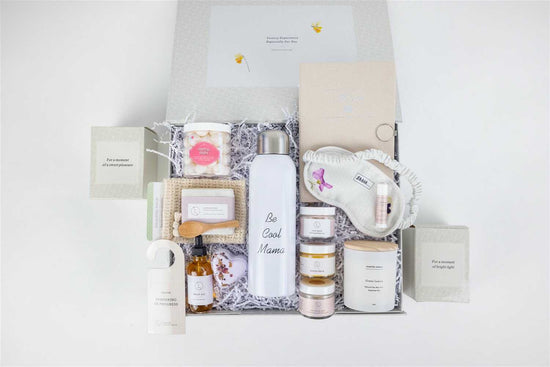 New Mom Gift – Natural Pampering Skincare & Self-Care Box