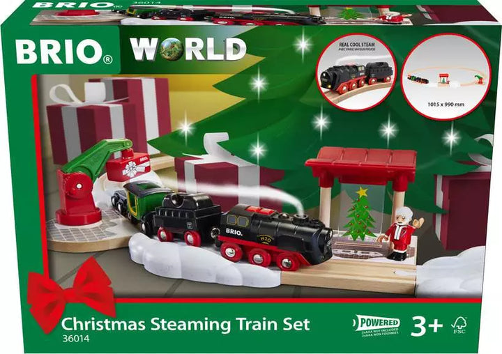 Brio: World Train Set Christmas Steaming Train Set