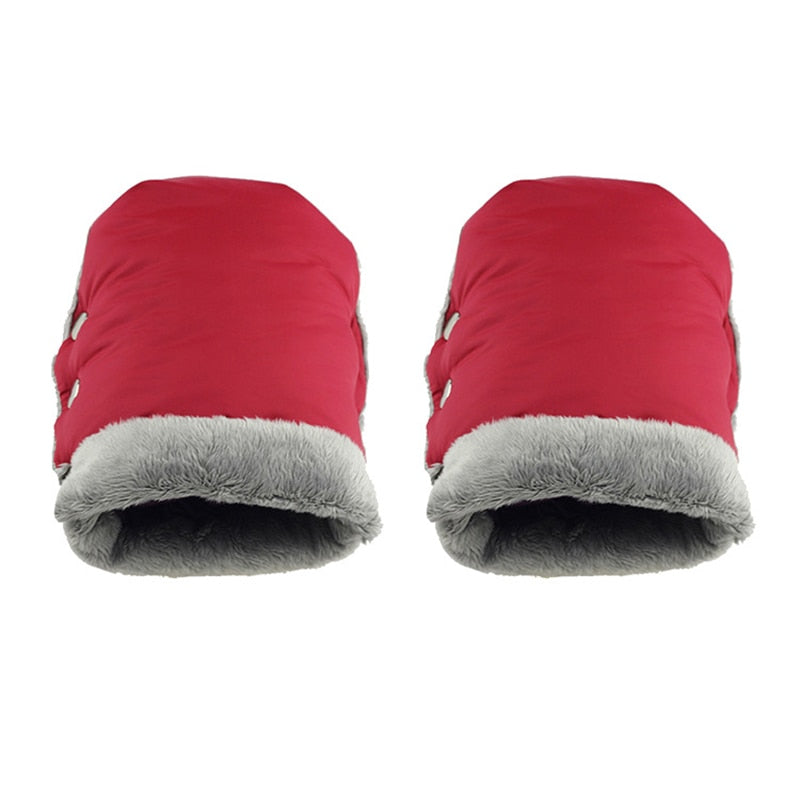 Baby Stroller Gloves Winter Pram Hand Muff Waterproof Pram Accessory Mitten Baby Buggy Clutch Cart Thick Gloves