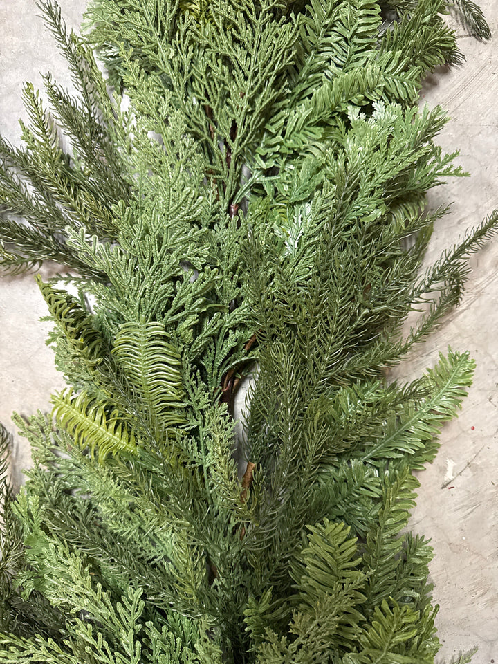 6'L Cedar Mixed Pine Juniper Garland