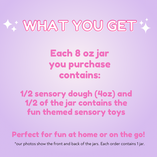 Farm Animal Play Dough Sensory Jar Kit
