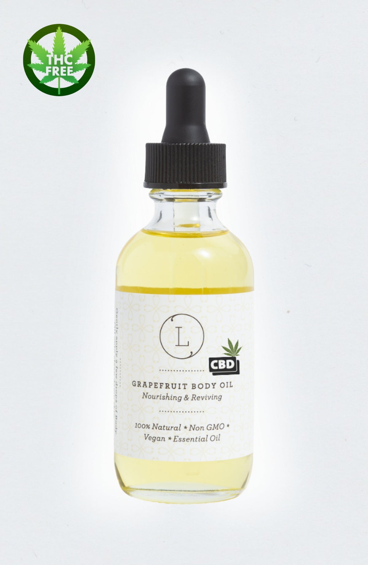 CBD Grapefruit Body Oil – Natural Moisturizing Aromatherapy Oil