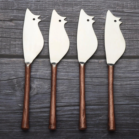 CAMELLIA RATONCITO CHEESE SPREADER/KNIFE 4 PC. SET