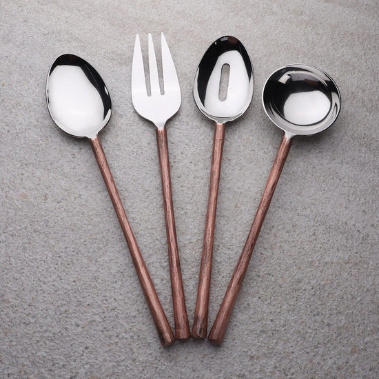 CAMELLIA HOSTESS SERVING 4 PC. SET