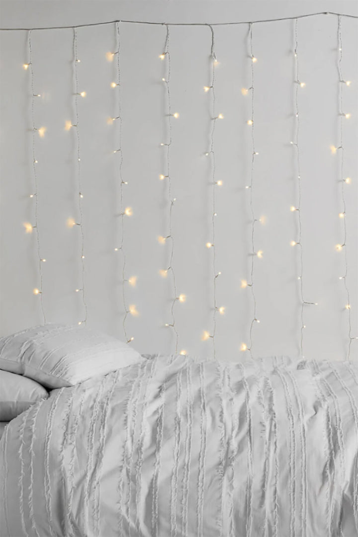 300 LED 9ft x 9ft Twinkling Curtain Lights Plug in