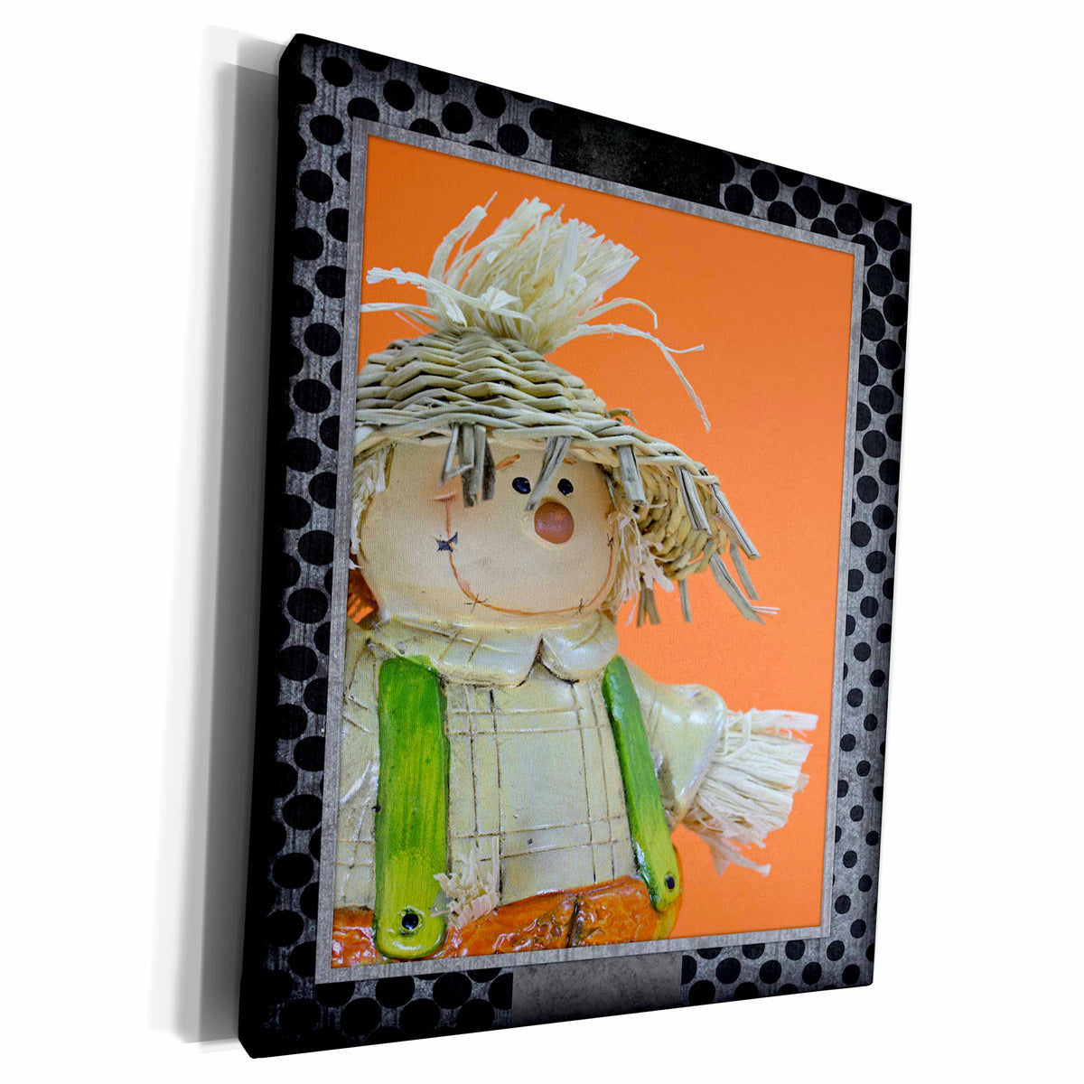3dRose Halloween Scarecrow - Museum Grade Canvas Wrap (cw_34080)