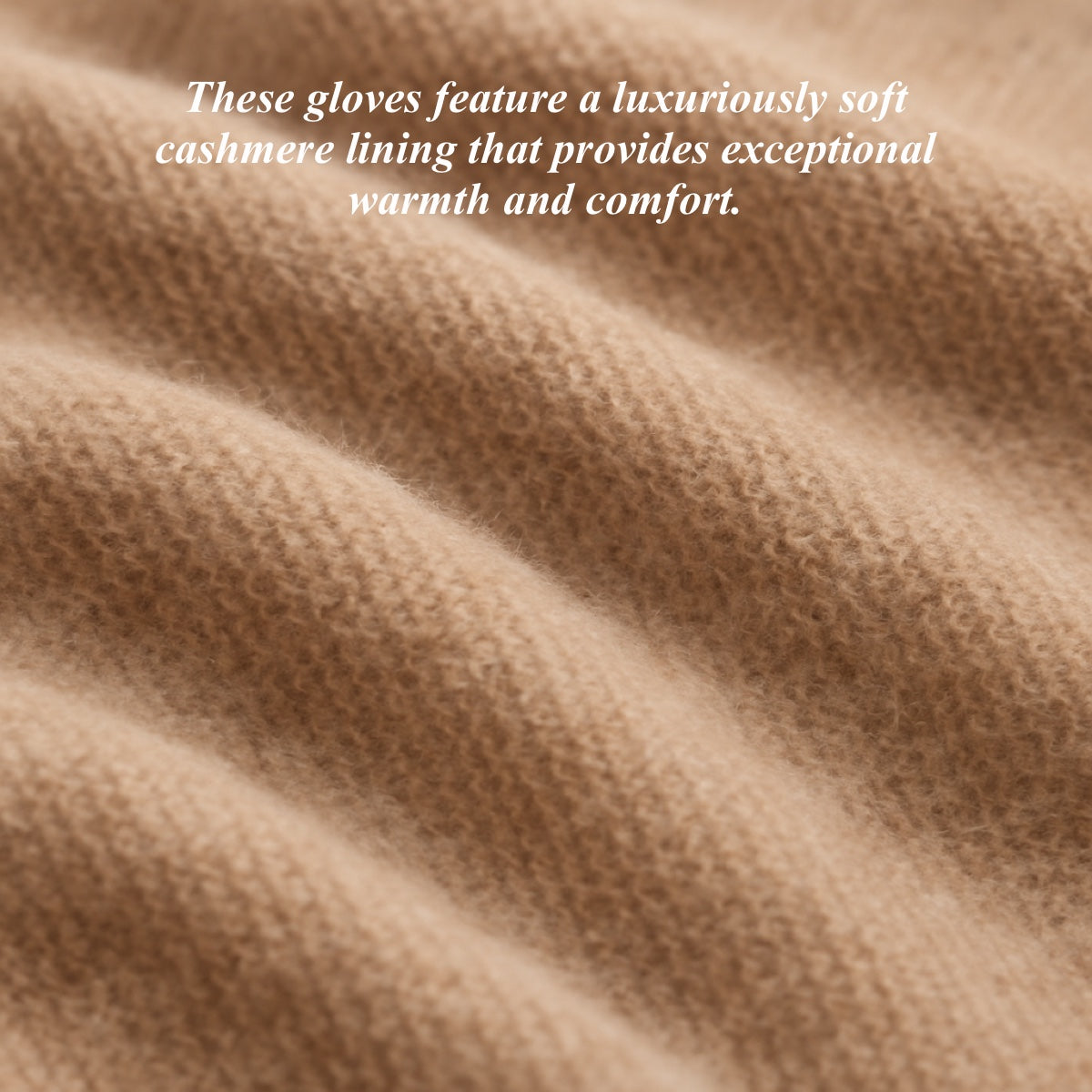Giovanni (brown) - Classic Italian lambskin leather gloves with cashmere lining