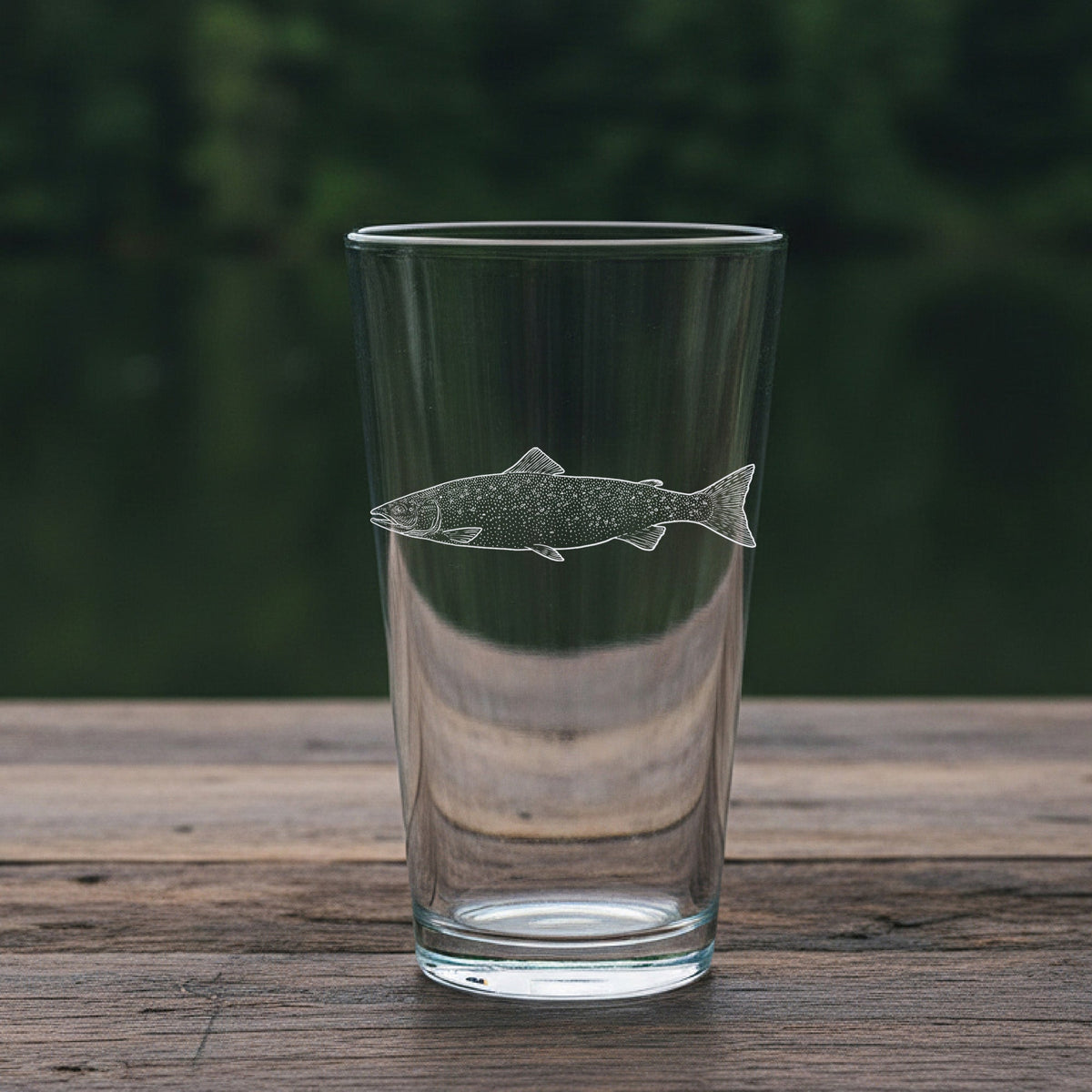 Chinook Salmon Laser Engraved Glasses - Fishing Gift