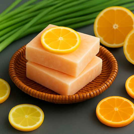 Orange Lemongrass Handmade Soap