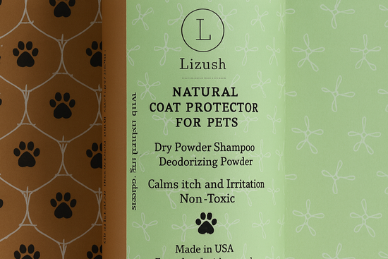 Natural Coat Protector for Dogs & Cats – Grooming Powder