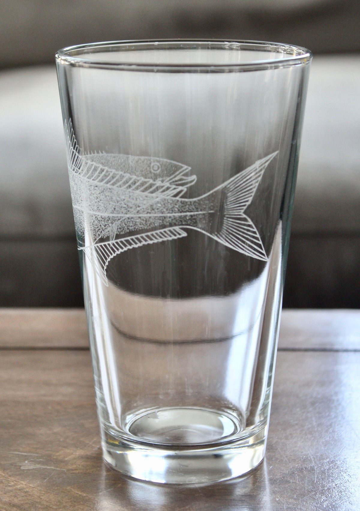 Cobia Fish Laser Engraved Glasses