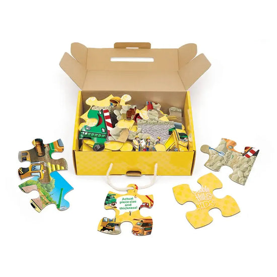 Construction Zone 35 Piece Floor Jigsaw Puzzle Cobble Hill