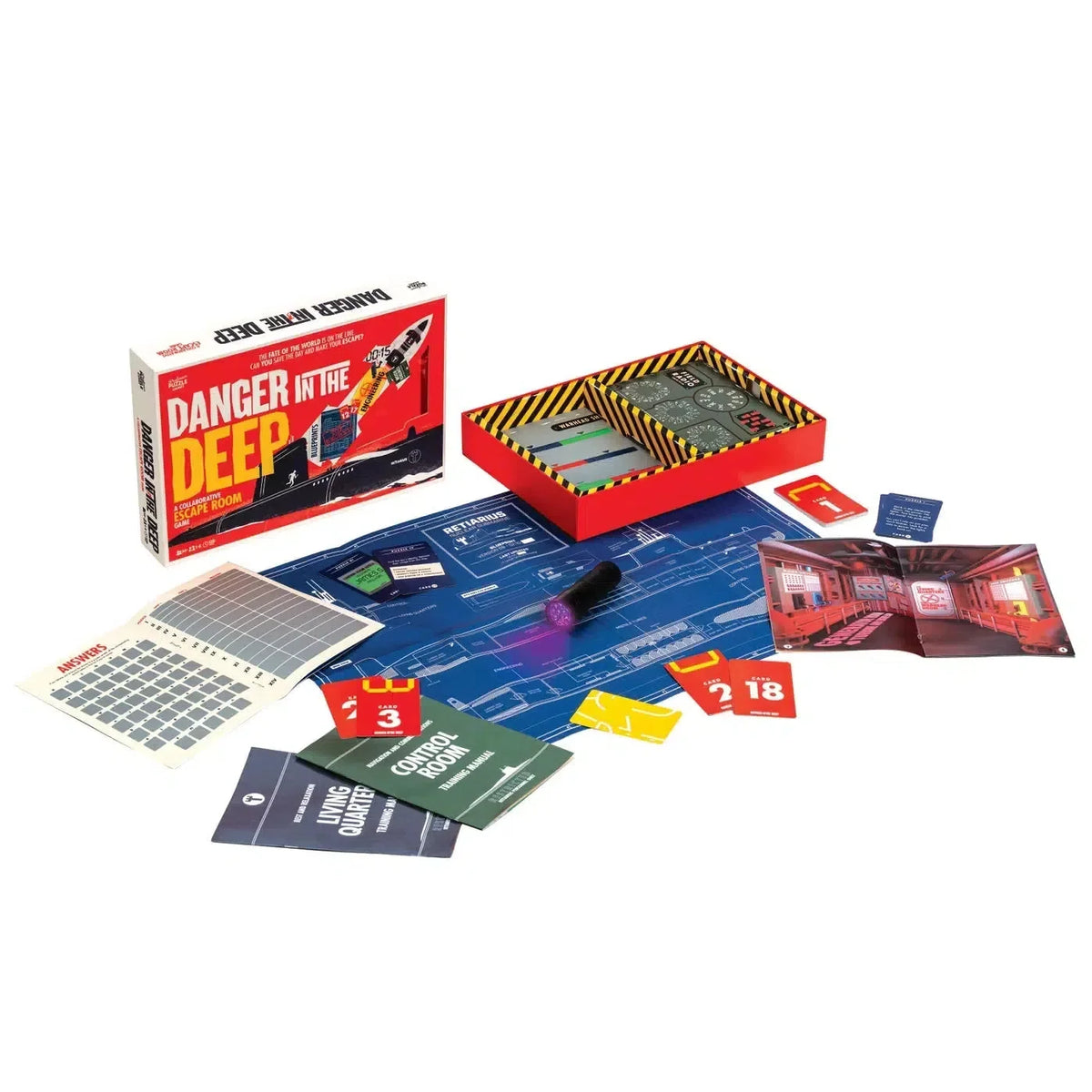 Danger in the Deep Escape Room Game Professor Puzzle