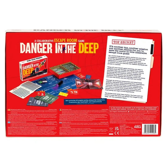 Danger in the Deep Escape Room Game Professor Puzzle