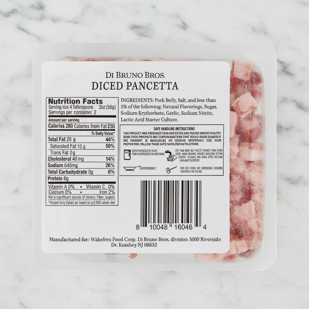 Diced Pancetta