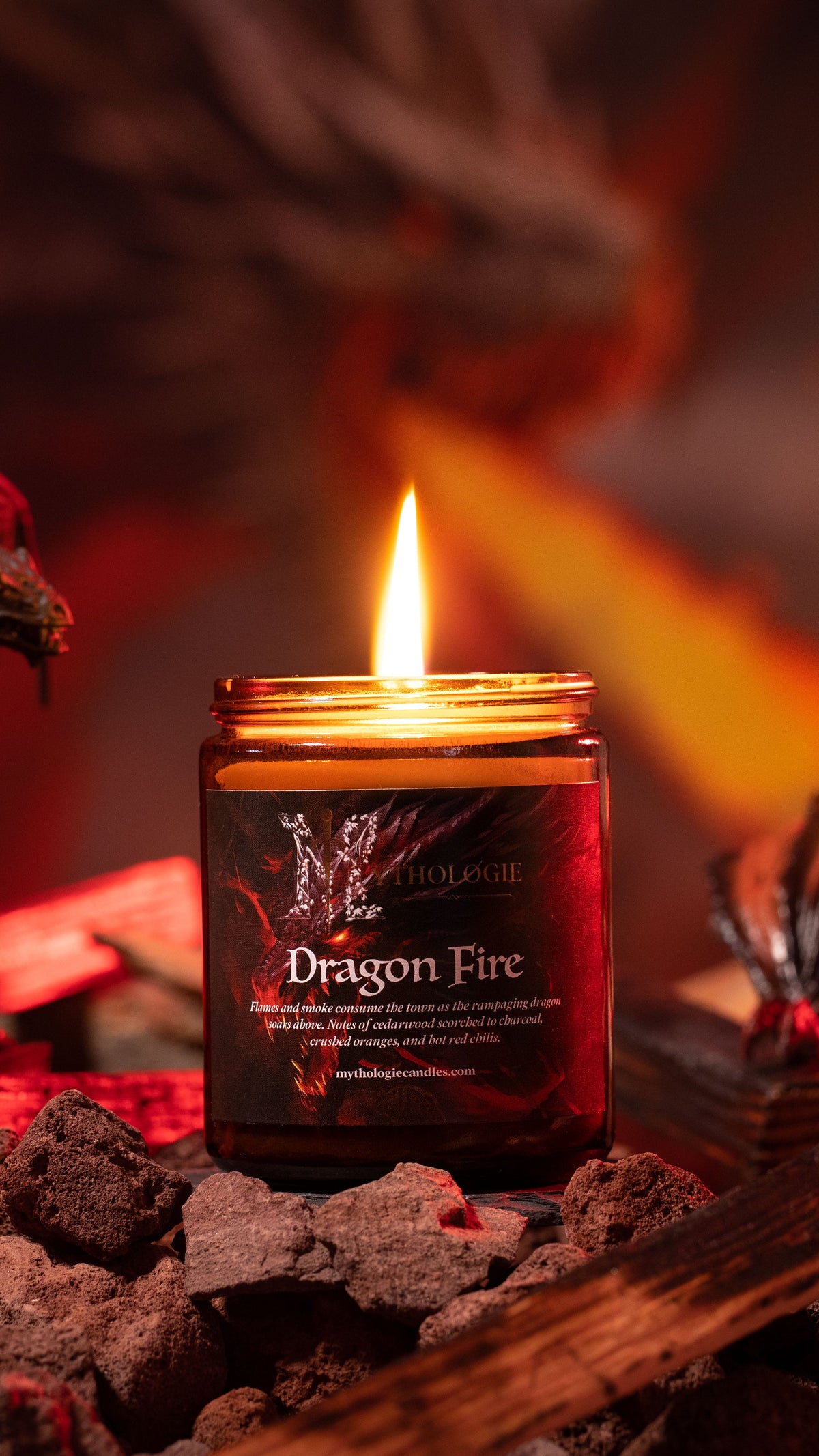 Dragon Fire Scented Candle