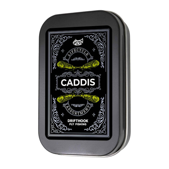 Caddis Life Cycle 32-Pack Fly Assortment - Fly Fishing Gift Ideas