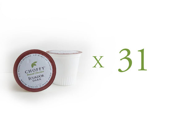 Ecuador Dark Choffy Brewed Cacao - Single Serve Choffy Cups