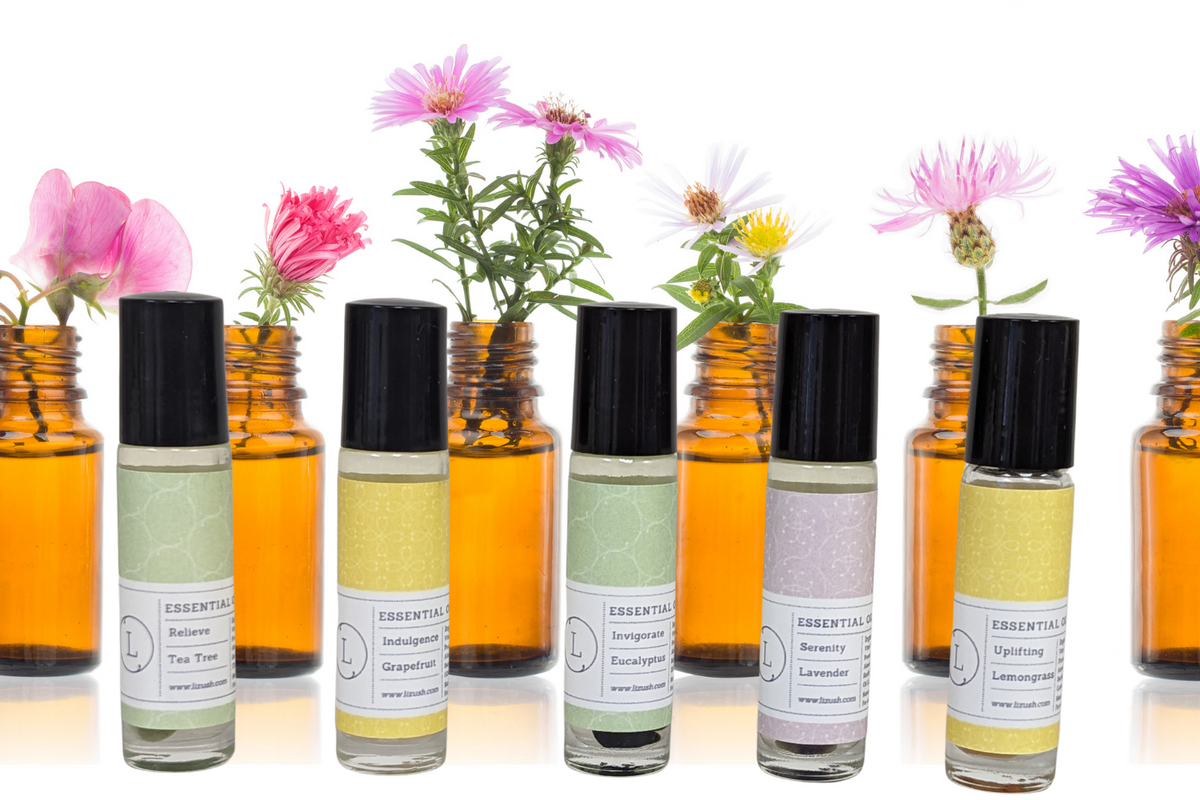 CBD Essential Oil Roll-On Gift Set – 5 Aromatherapy Oils
