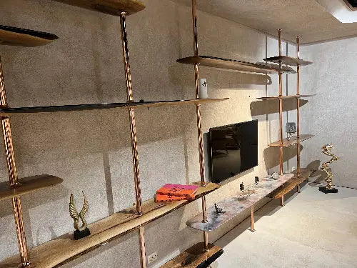 Epoxy Resin Shelves – Modern Room Divider
