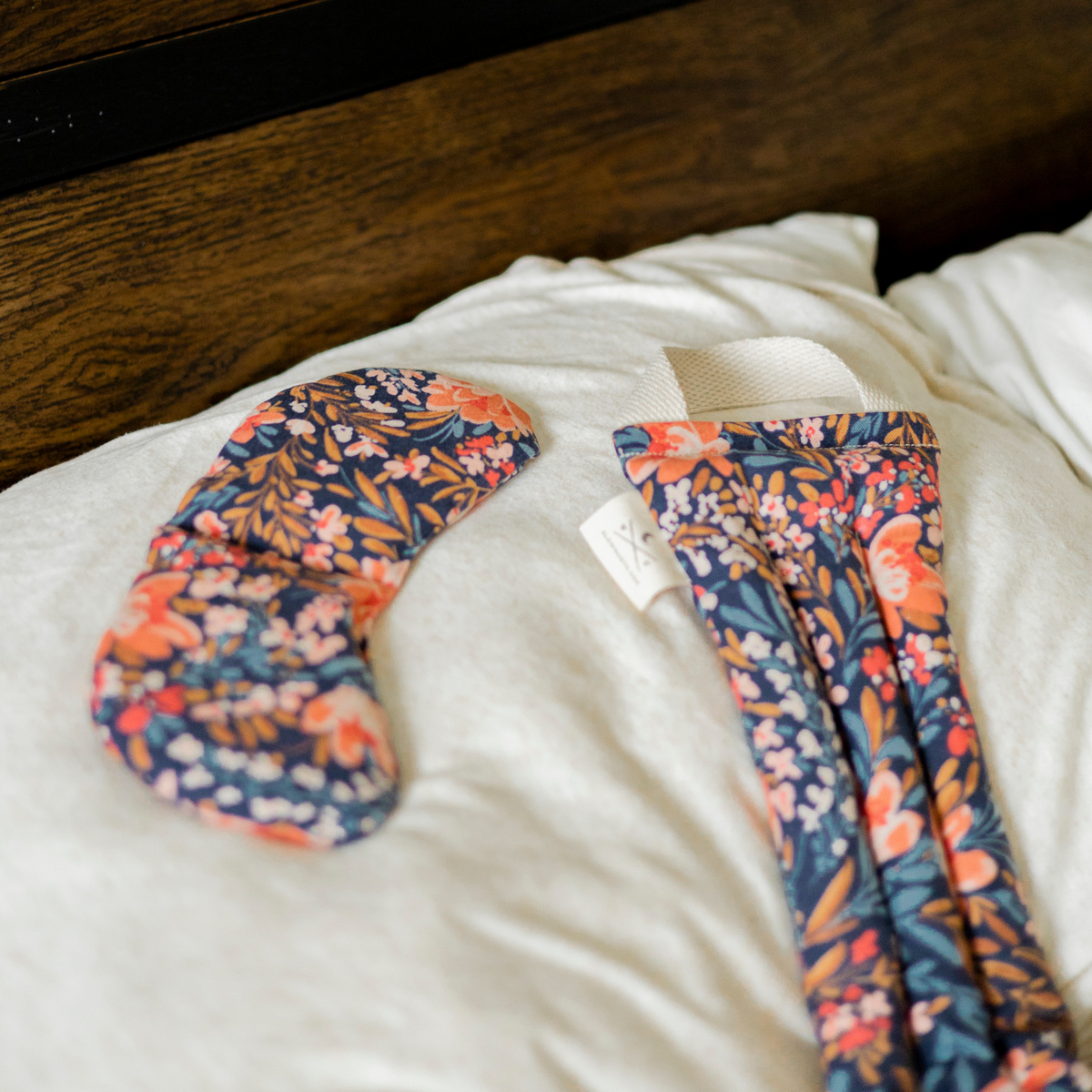 Eye Mask + Neck Wrap Bundle - Pom Blossom
