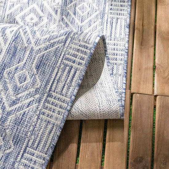 Epson Blue Indoor & Outdoor Rug - Clearance