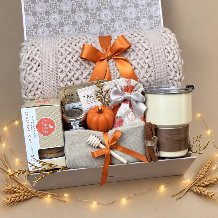 Pumpkin Fall Comfort Gift Box for Her