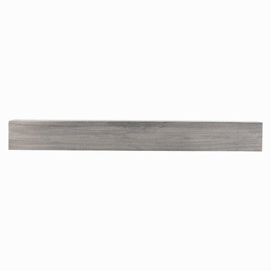 Farmhouse Poplar Wood Floating Fireplace Mantel