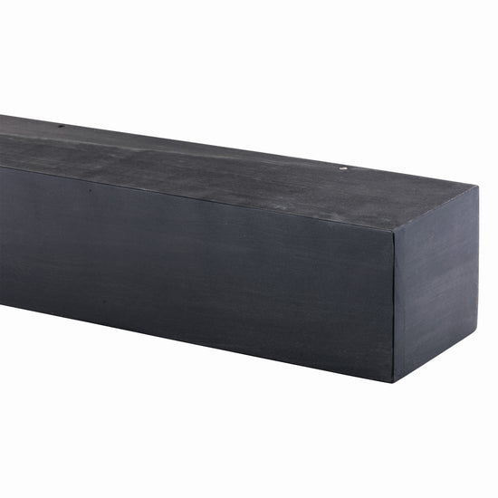 Farmhouse Poplar Wood Floating Fireplace Mantel