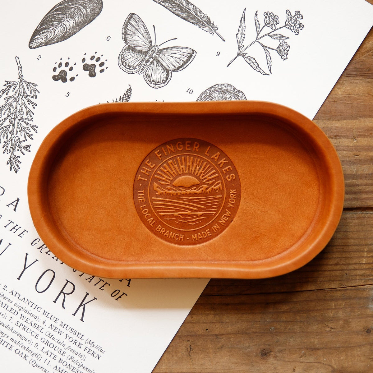 Leather Valet - Oval