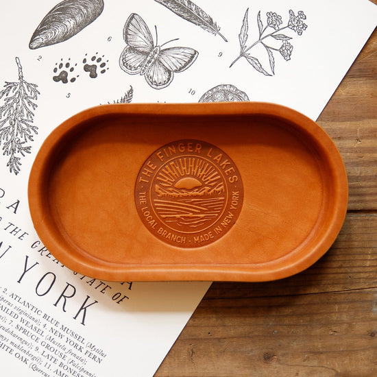 Leather Valet - Oval