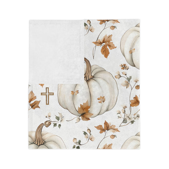 Faithful Harvest Minky Blanket