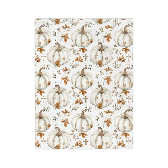 Faithful Harvest Minky Blanket