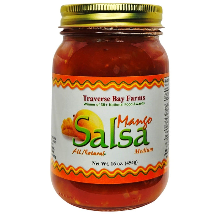 Mango Salsa - Medium, 16 oz - Fruit Salsa