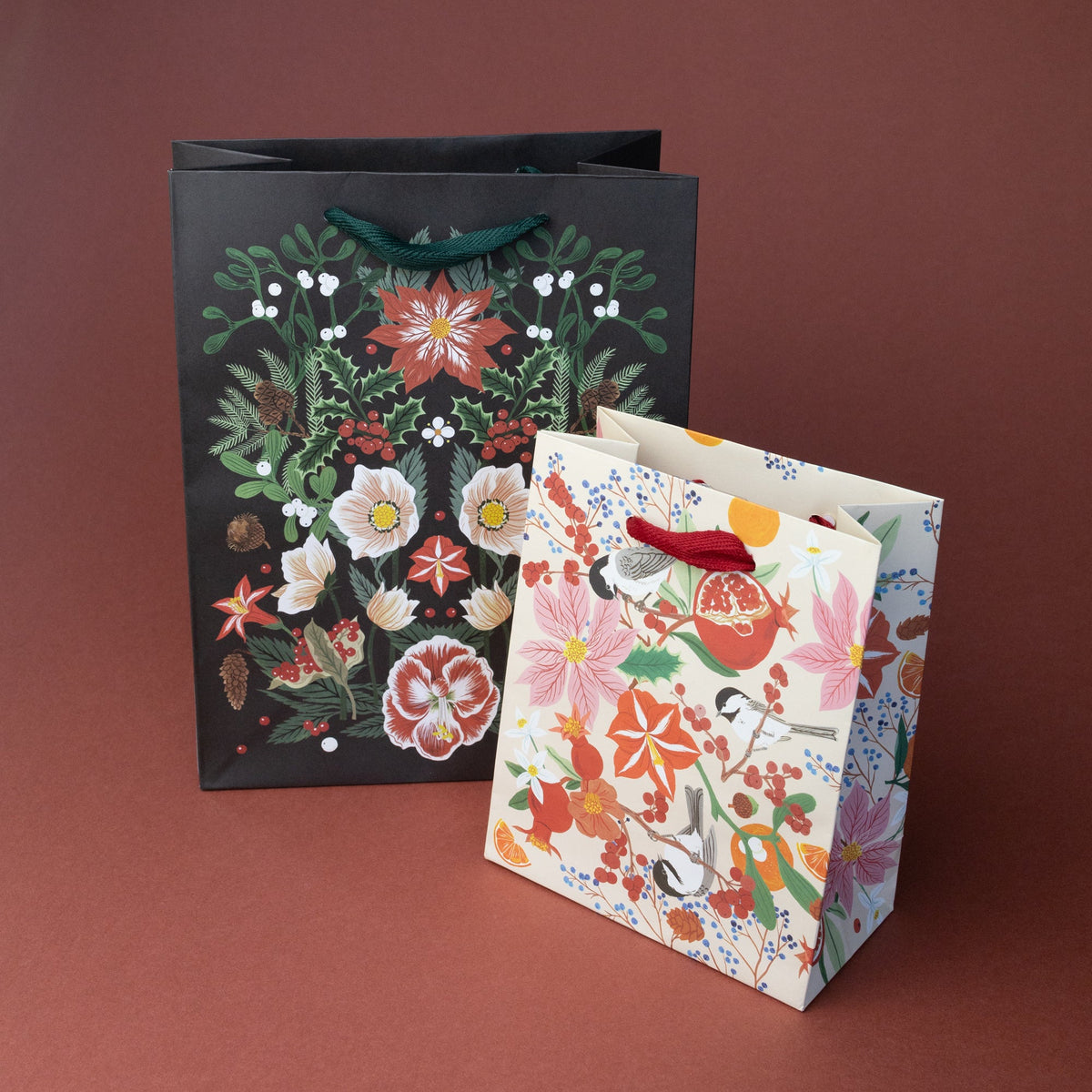 WINTER CHICKADEES | SMALL GIFT BAG
