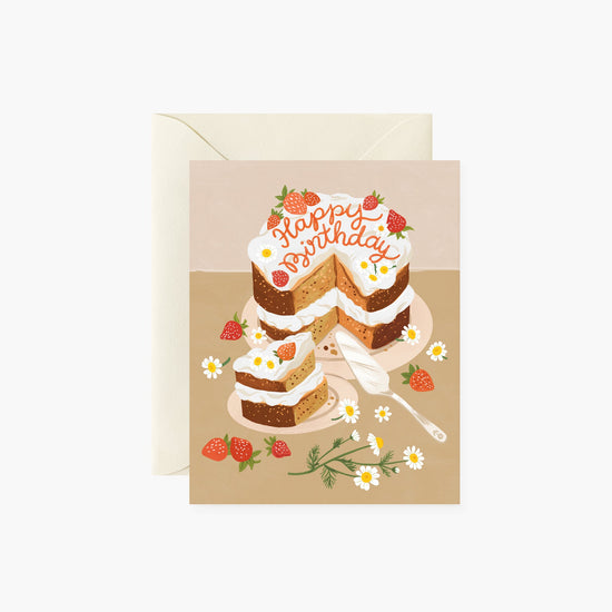 HOMEMADE BIRTHDAY CAKE | GREETING CARD