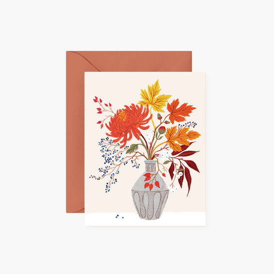 GRAY VASE | Greeting Card