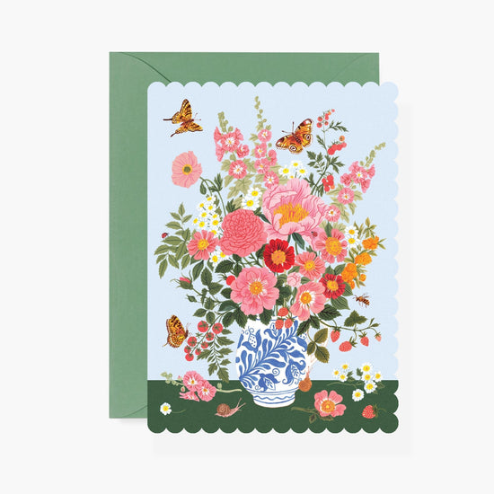 GARDEN VASE | A6 greeting card