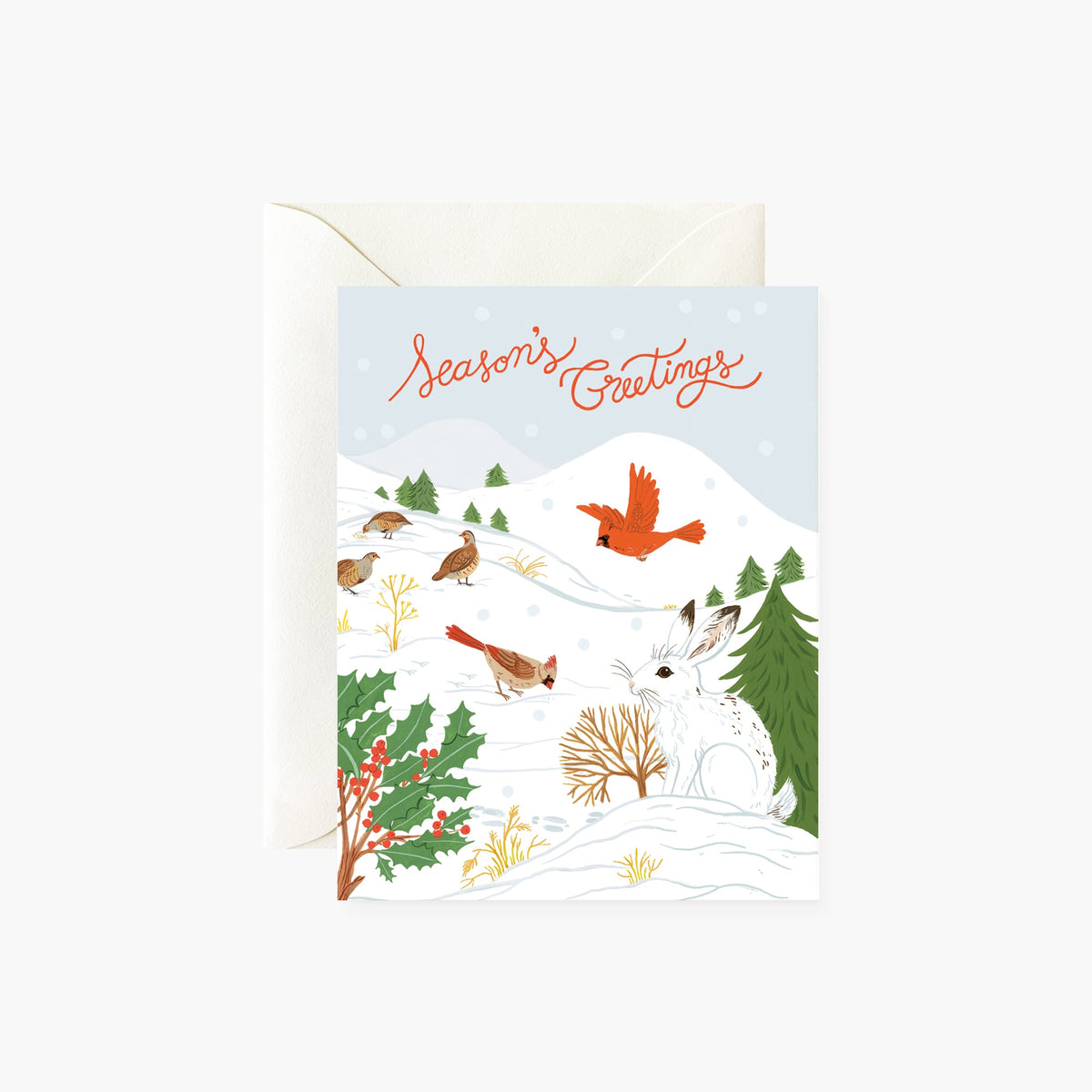 SEASON'S GREETINGS | Tri-Fold Greeting Card