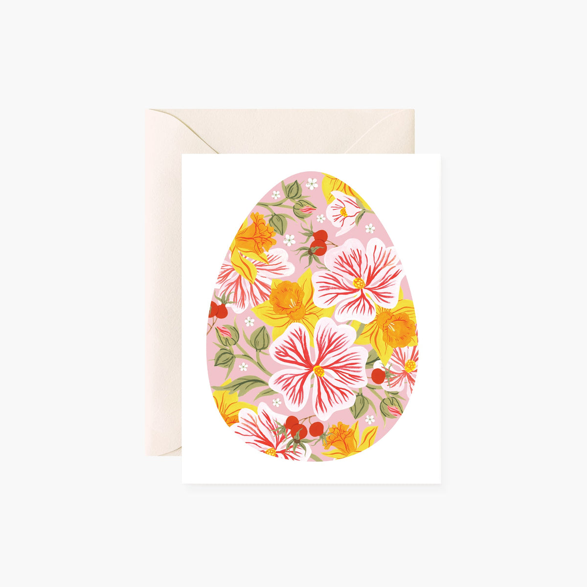 BLUSH EASTER EGG |  greeting card