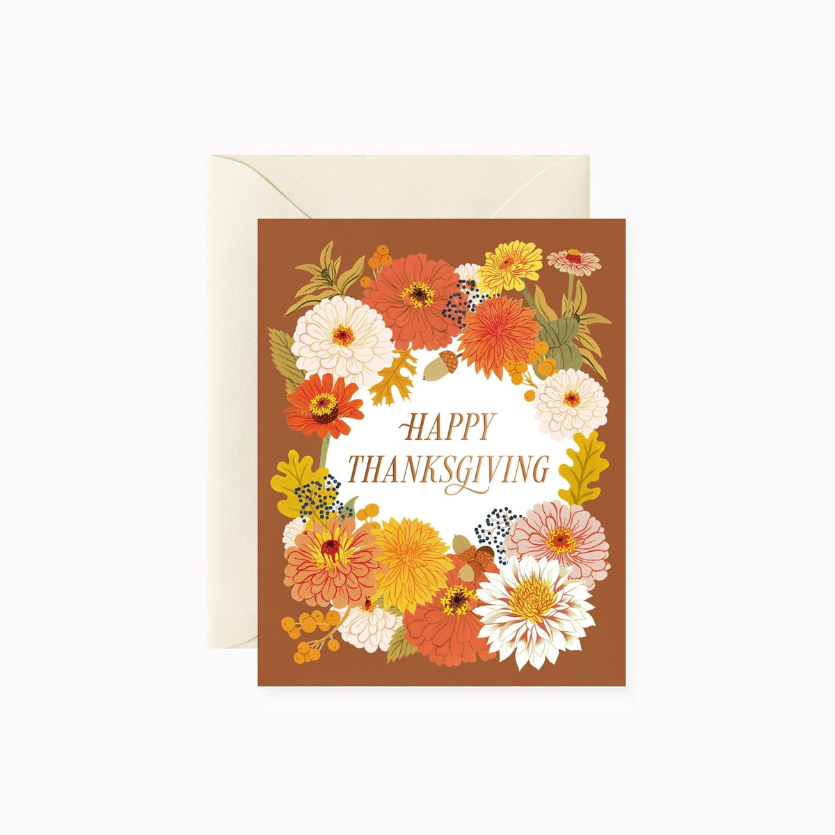 FALL FLORALS THANKSGIVING | Greeting Card