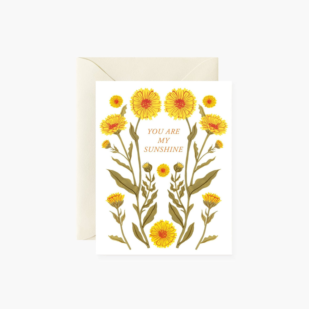 CALENDULA, MY SUNSHINE  | greeting card