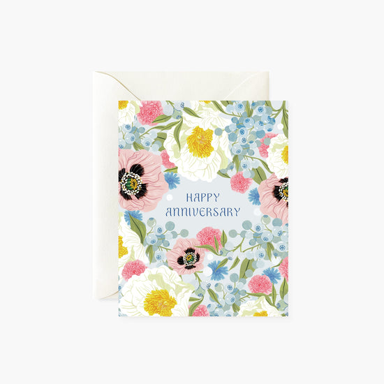LUSH FLORA Happy Anniversary | Greeting Card